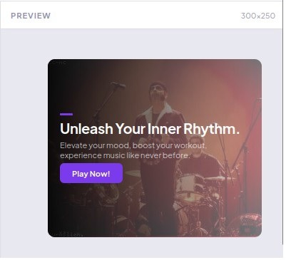 Real-Time Banner Preview Panel Showing Live Banner Design