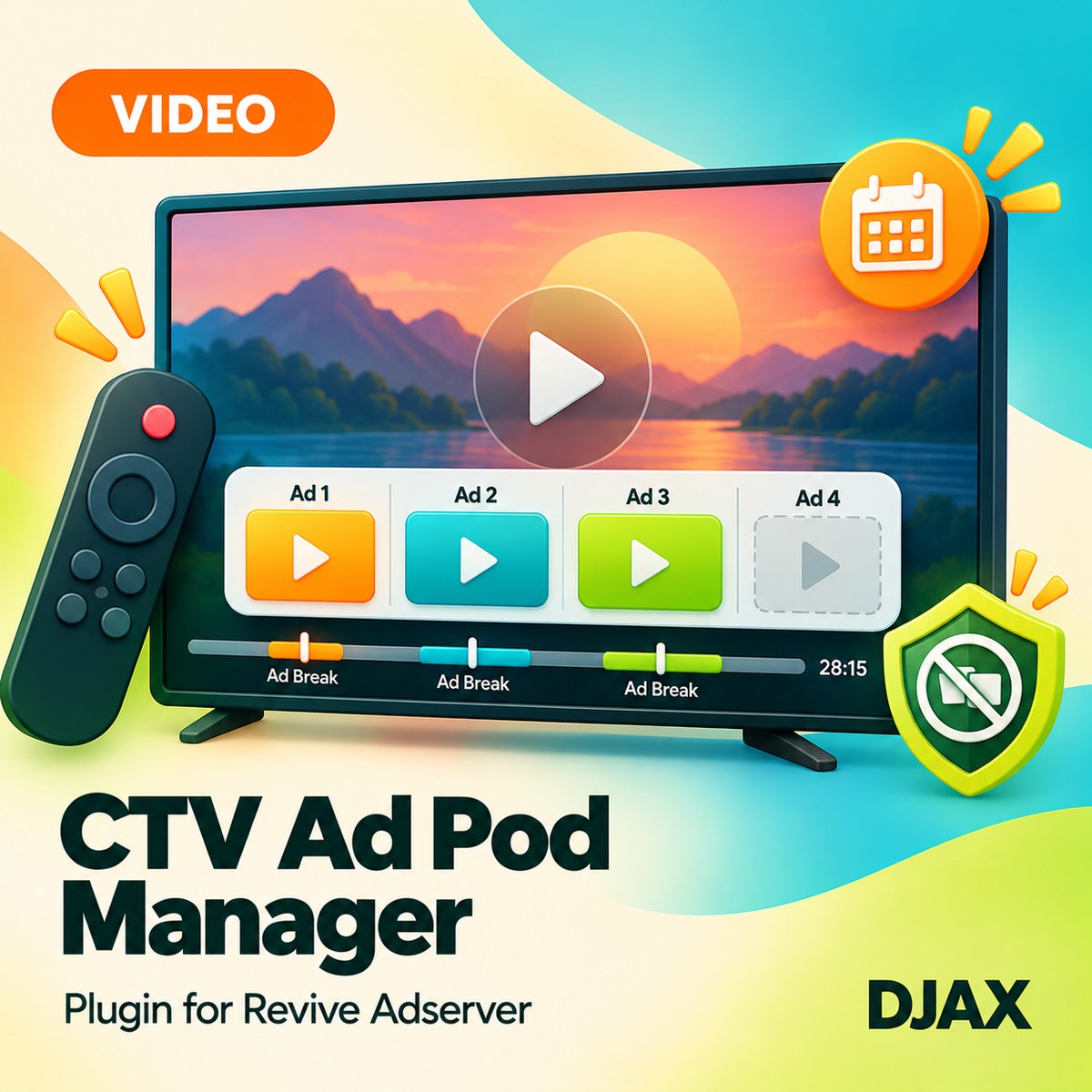 CTV Ad Pod Manager for Revive Adserver